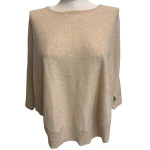 TYLER BOE CASHMERE CAPELET SWEATER MEDIUM